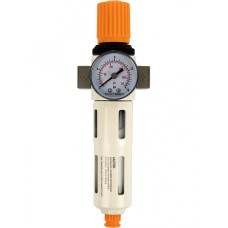 WDK-7720FD Фильтр-масловлагоотделитель 1/4" 5 мкм, 16 бар, с регулятором давления