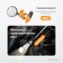 WDK-65453 Фонарик на гибкой рукоятке с зеркалом, 3 светодиода, магнит, длина 170-550 мм