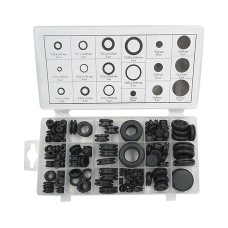 WDK-214042-2 Набор уплотнительных колец и заглушек резиновых, черных, 125 шт