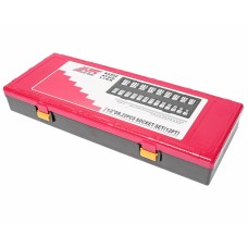 Набор головок торцевых 1/2" 12-ти гранных 08-32мм 22 предмета в кейсе JTC