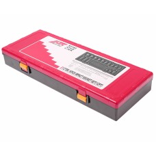 Набор головок торцевых 1/2" 12-ти гранных 10-24мм ударных 16 предметов в кейсе JTC