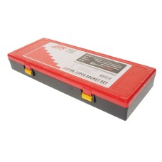 Набор головок торцевых 3/8" 6-ти гранных 6-22мм 23 предмета в кейсе JTC