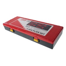 Набор инструментов губцевых 4 предмета (тонкогубцы, пассатижи, бокорезы) в кейсе JTC