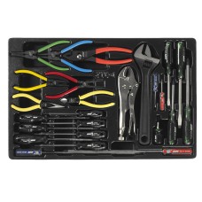 Набор инструментов для тележки инструментальной JTC-3931 (1-я секция) 25 предметов JTC