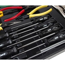 Набор инструментов для тележки инструментальной JTC-5640 (1-я секция) 25 предметов JTC