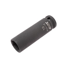 Головка торцевая ударная глубокая тонкостенная 6-гранная 1/2" х 19мм, длина 82мм JTC-448119