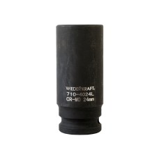 Головка торцевая ударная глубокая 1/2", 6 граней, 24 мм