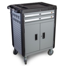 Тележка инструментальная, 2 ящика и отсек с полкой