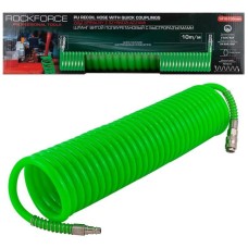 Шланг Forsage витой полиуретановый 14мм х 10мм х 10м с быстроразъемами F-1410-10Green
