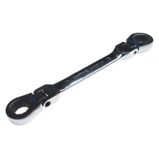 Ключ накидной 11х13мм трещоточный шарнирный L=169мм JTC