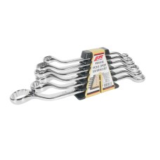 Набор ключей накидных 10-24мм 45град. 12-ти гранных (зеркальная полировка) 6 предметов JTC