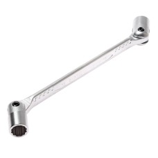 Ключ торцевой прямой 12х13мм шарнирный L=220мм JTC