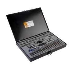 WDK-DT3060 Набор метчиков и плашек М3-М12, 4-40 - 1/8NPT27, 60 предметов, метрическая и дюймовая рез