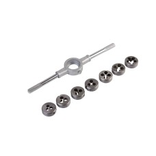 WDK-DS0312 Набор плашек М5-М12, 8 предметов, метрическая резьба