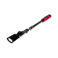 Ключ трещотка 1/2" 72 зуба 345-495мм шарнирный телескопический с резиновой рукояткой JTC