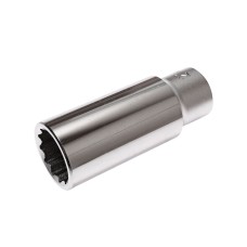 Головка торцевая 1/2" 21мм 12-ти гранная глубокая L=76мм JTC