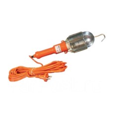 Светильник переносной ручной УП-1Р плоская вилка (с выкл.) 2х0,75мм2 2Р 10м IEK