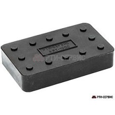 Резиновая опора для а/м подъемников прямоугольная, H-30 мм