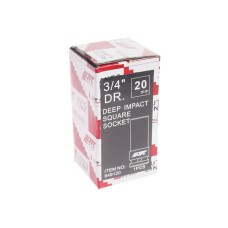 Головка торцевая 3/4" 20мм 4-х гранная (квадрат) ударная глубокая L=90мм JTC