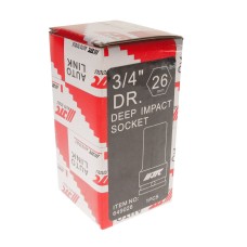 Головка торцевая 3/4" 26мм ударная глубокая L=90мм JTC