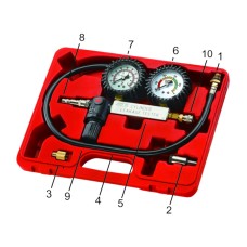 Набор инструментов для выявления утечек в цилиндрах, диапазон 0-100PSI, 0-700кПА в кейсе JTC