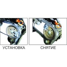 Набор инструментов для гибких поликлиновых ремней 2 предмета в кейсе JTC
