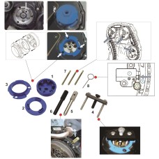 Набор инструментов для демонтажа ТНВД JTC