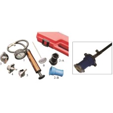 Набор инструментов для тестирования герметичности системы охлаждения 7 предметов в кейсе JTC