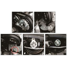 Набор инструментов для установки и регулировки фаз ГРМ (VOLVO B4204 8-ми ст. КПП) JTC