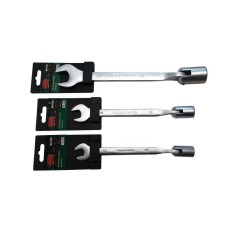 Ключ Forsage рожково-торцевой шарнирный 17мм на пластиковом держателе F-75217