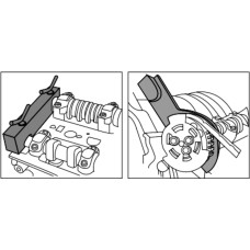Набор фиксаторов распредвала для установки фаз ГРМ (OPEL Astra J,Meriva B,Mokka,Zafira C) JTC