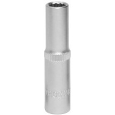 S12S2212 Головка торцевая 12-гранная глубокая 3/8" DR, 12 мм