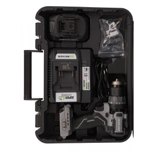 DBE-7332CKIT Дрель-шуруповерт аккумуляторная DeBever бесщеточная, ударная, 85Nm, 20+3, 13мм, 20В, 2