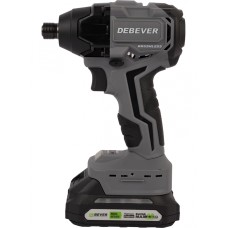 DBE-7462CKIT Винтоверт аккумуляторный DeBever бесщеточный, ударный, шестигранник 1/4", 3 скорости, 2
