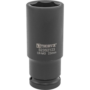 S23S2123 Головка торцевая ударная глубокая 1/2"DR, 23 мм