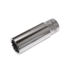 Головка торцевая 1/2" 19мм 12-ти гранная глубокая L=76мм JTC