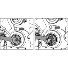 Съемник шкивов коленвала (JAGUAR,LAND ROVER) JTC