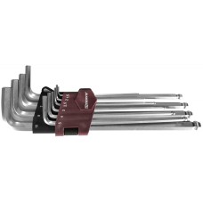 Набор ключей торцевых шестигранных удлиненных с шаром, H1.5-H10, 10 предметов Thorvik