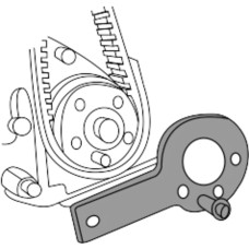 Фиксатор распредвала для установки фаз ГРМ (FIAT,OPEL) JTC