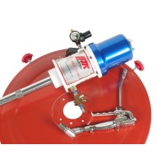 Нагнетатель смазки (солидолонагнетатель) пневматический 200л, 30г/ход, шланг 6м JTC