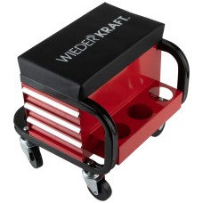 WDK-86032 Табурет механика с 3 инструментальными ящиками, г/п 110 кг