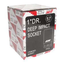 Головка торцевая 1" 57мм ударная глубокая L=100мм JTC