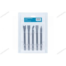 Комплект сменных зубил 175 мм с шестигранным хвостовиком 5 шт NORDBERG NP5905