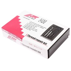 Набор инструментов для восстановления резьбы (вставки М12х1.25, L=16.3мм, 10шт.) 14 предметов JTC