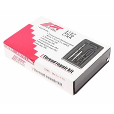 Набор инструментов для восстановления резьбы (вставки М12х1.75, L=16.3мм, 10шт.) 14 предметов JTC