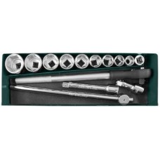 S04H6315SA (S04H6115SA) Набор головок торцевых 3/4"DR, 22-50 мм, 15 предметов