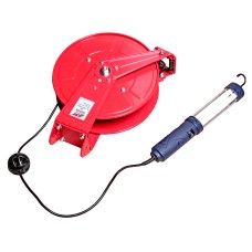 Лампа переносная на катушке с заземлением 15м провод 2мм 15A/AC100~240V JTC