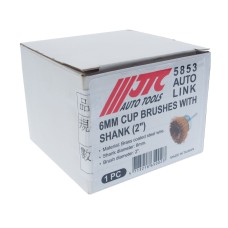 Кордщетка для дрели "чашка" 50мм латунь JTC