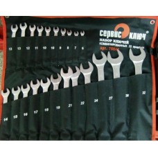 Набор ключей 22 предмета сумка (6-19, 21,22,24,27,30,32) холодный штамп CR-V