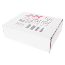 Набор головок для секретных болтов и гаек двухсторонних 17,19,21мм 4 предмета JTC